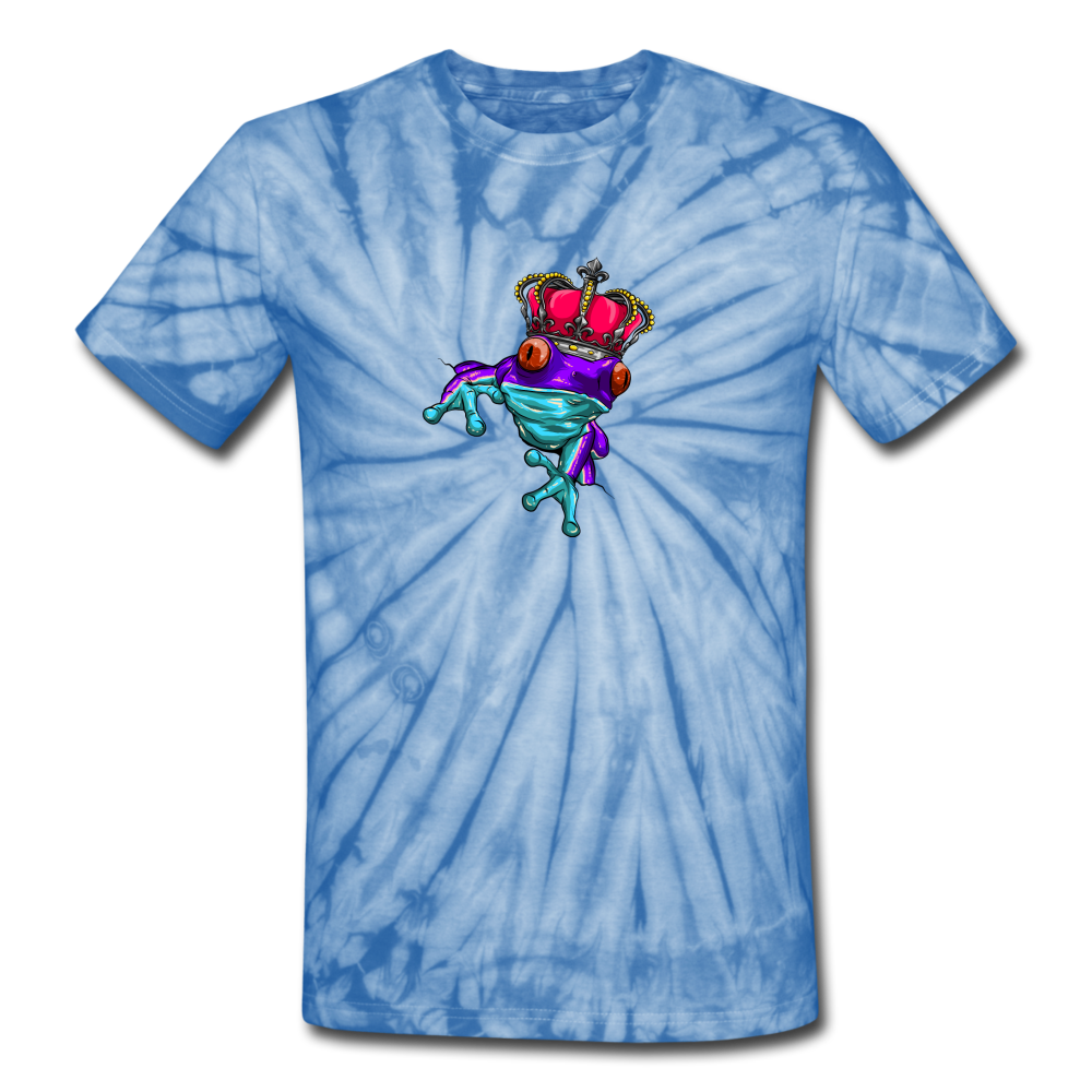 Tie Dye T-Shirt - spider baby blue