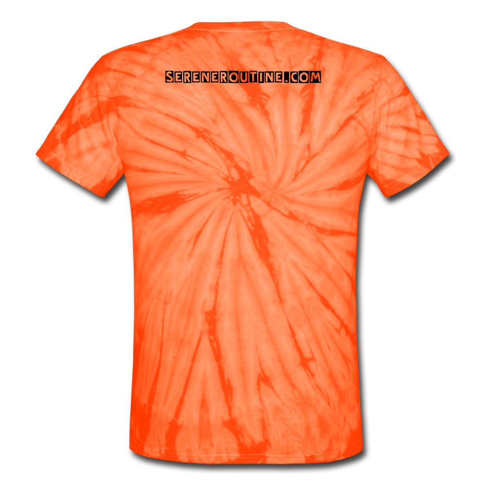 Tie Dye T-Shirt - spider orange